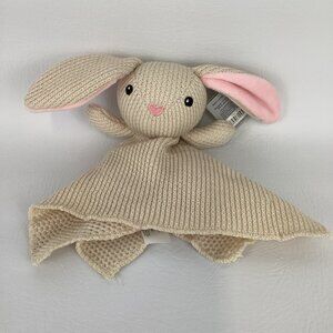 Moon & Stars Bunny Rabbit Baby Lovey Plush Toy Waffle Knit Security New w Tags